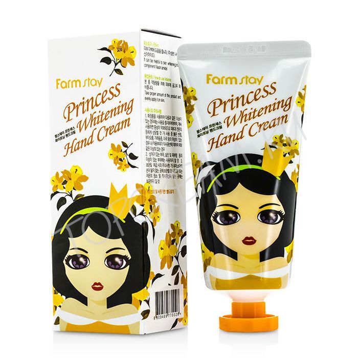 Крем для рук с улиточным муцином FarmStay Princess Whitening Hand Cream