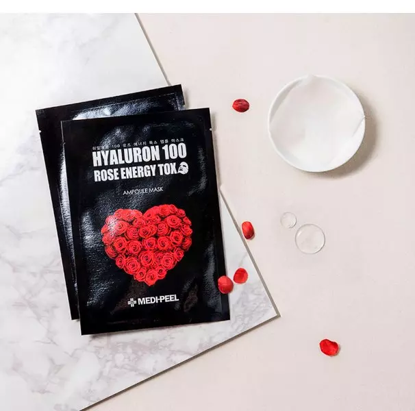 Маска детокс с экстрактом розы MEDI-PEEL Hyaluron 100 Rose Energy Tox