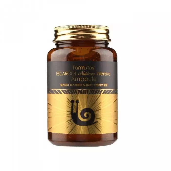 Многофункциональная сыворотка с муцином улитки FarmStay Escargot Noblesse Intensive Ampoule